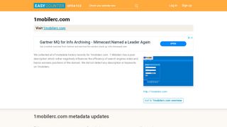 
                            6. 1 Mobilerc (1mobilerc.com) - Login Page