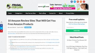 
                            1. 10 Amazon Review Sites That Will Get You Free Amazon Products