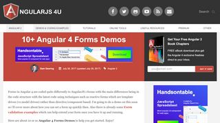 
                            6. 10+ Angular 4 Forms Demos - Angular 4U