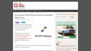
                            5. 10 Awesome PuTTY Tips and Tricks You Probably Didn’t Know