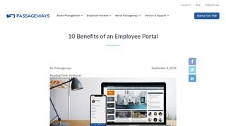 
                            7. 10 Benefits of an Employee Portal - Passageways Board Portal Software