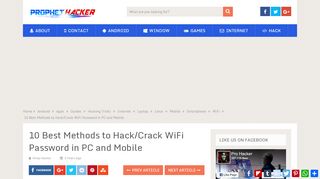 
                            5. 10 Best Methods to Hack/Crack WiFi Password in PC and Mobile