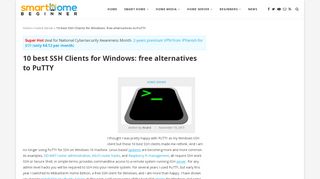 
                            9. 10 best SSH Clients for Windows: free alternatives to PuTTY