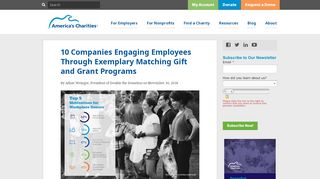 
                            8. 10 Companies Engaging Employees Through Exemplary Matching ...