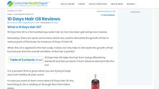 
                            5. 10 Days Hair Oil Reviews: Does It Really Work? | Trusted ...
