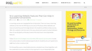 
                            2. 10 e-Learning Website Features That Can Help In Successful ...