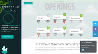 
                            5. 10 Examples of Awesome Careers Pages - Greenhouse