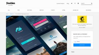 
                            3. 10 Free Material Design Login Screens - Fluxes Freebies