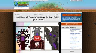 
                            6. 10 Minecraft Portals You Have To Try - Build Tips & Ideas! Minecraft ...