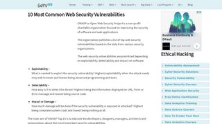 
                            5. 10 Most Common Web Security Vulnerabilities - Guru99
