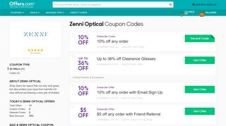 
                            7. 10% off Zenni Optical Coupons & Promo Codes 2019