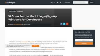 
                            6. 10 Open Source Modal Login/Signup Windows For Developers ...