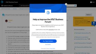 
                            5. 10 quick & easy steps to get your users set up w/ ... - AT&T Community