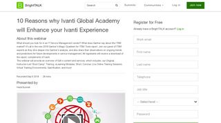 
                            6. 10 Reasons why Ivanti Global Academy will Enhance your Ivanti ...