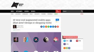 
                            9. 10 very cool augmented reality apps (that aren't design or shopping ...