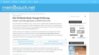 
                            7. 10 Weeks Body Change Erfahrung - Funktioniert es …
