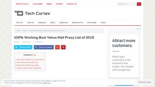 
                            3. 100% Working Best Yahoo Mail Proxy List of 2019 - …