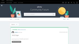
                            3. 10.0.0.1 login - Xfinity Forum