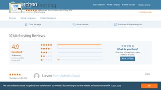 
                            8. 101sitehosting Reviews | Latest Customer Reviews …