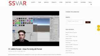 
                            6. 11: ARKit Portal - How To Unity AR Portal - Swiss Society of Virtual ...