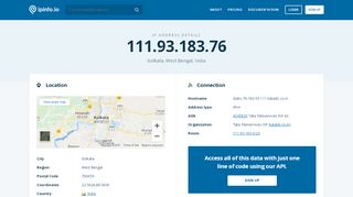 
                            4. 111.93.183.76 IP Address Details - IPinfo IP Address Geolocation API