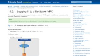 
                            2. 11.2.1. Logging in to a NetScaler VPX : Enterprise Cloud ...