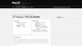 
                            5. 115.112.238.86 - IP Addresses - Plot IP