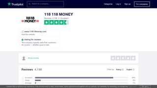 
                            7. 118 118 MONEY Reviews - Trustpilot