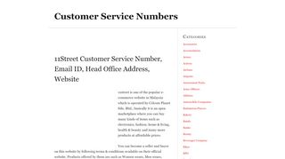 
                            6. 11Street Customer Service Number, Email ID, …