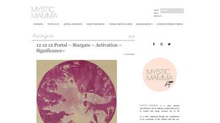 
                            3. 12 12 12 Portal – Stargate – Activation – Significance - Mystic Mamma