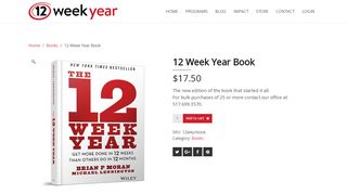 
                            7. 12 Week Year Book - The 12 Week Year