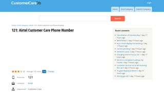
                            6. 121: Airtel Customer Care Phone Number | …