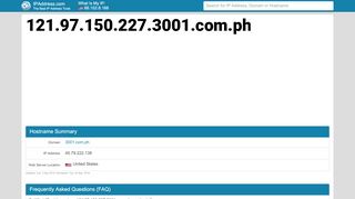 
                            7. 121.97.150.227.3001.com.ph - 3001 | Website - IP Address