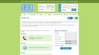 
                            9. 123 Debt Solutions Ltd - Contact