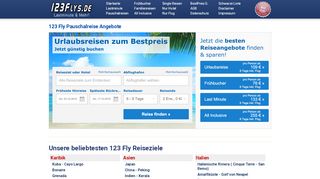
                            6. 123 Fly Pauschalreise Angebote | 123flys.de