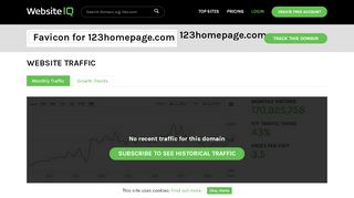 
                            7. 123homepage.com Traffic Estimate, History, Competition ...
