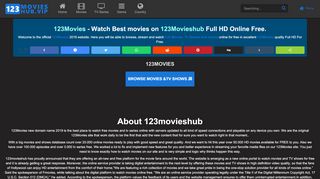 
                            3. 123Movieshub | Watch Movies Online for Free | 123movies site
