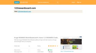 
                            8. 123rewardscard.com: Kroger REWARDS World Mastercard ...