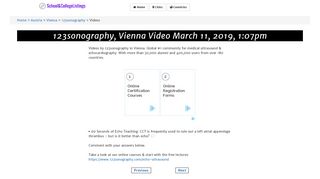 
                            9. 123sonography, Vienna Video March 11, 2019, …