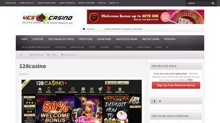
                            8. 128casino | Malaysia Online Casino Game Review Site | Yes ...