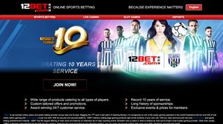 
                            2. 12BET Online Sports Betting ready for Premier League and top league