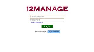 
                            1. 12manage Log in