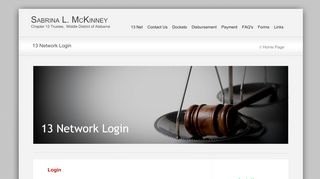 
                            1. 13 Network Login - Chapter 13 Trustee | Montgomery AL