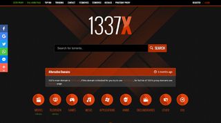 
                            6. 1337x | Download Free Movies, TV Series, Music, Games and ...