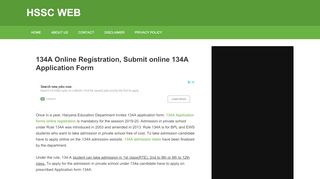 
                            1. 134A Online Registration, Submit online 134A Application Form ...