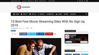 
                            9. 15 Best Free Movie Streaming Sites With No Sign Up 2019 ...