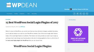 
                            6. 15 Best WordPress Social Login Plugins of 2017 - …