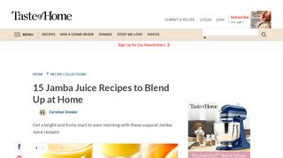 
                            5. 15 Jamba Juice Recipes to Blend Up at Home | Taste of Home