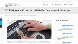 
                            10. 15+ Platforms to Create and Sell Online Courses in 2019