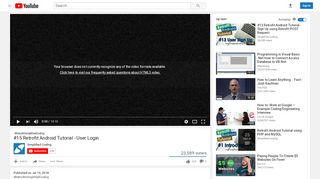 
                            5. #15 Retrofit Android Tutorial - User Login - YouTube